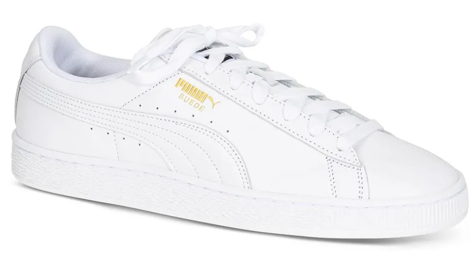 Sneakers Suede 408467 hvit skinn