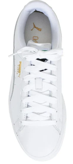 Sneakers Suede 408467 hvit skinn dame